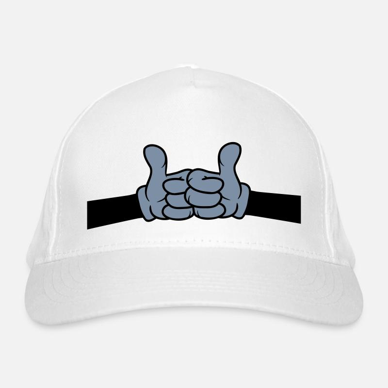 Fist Pump Thumbs up Organic Baseball Cap