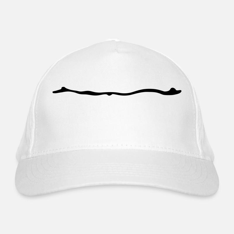 Farbklex line brush stroke underline Organic Baseball Cap