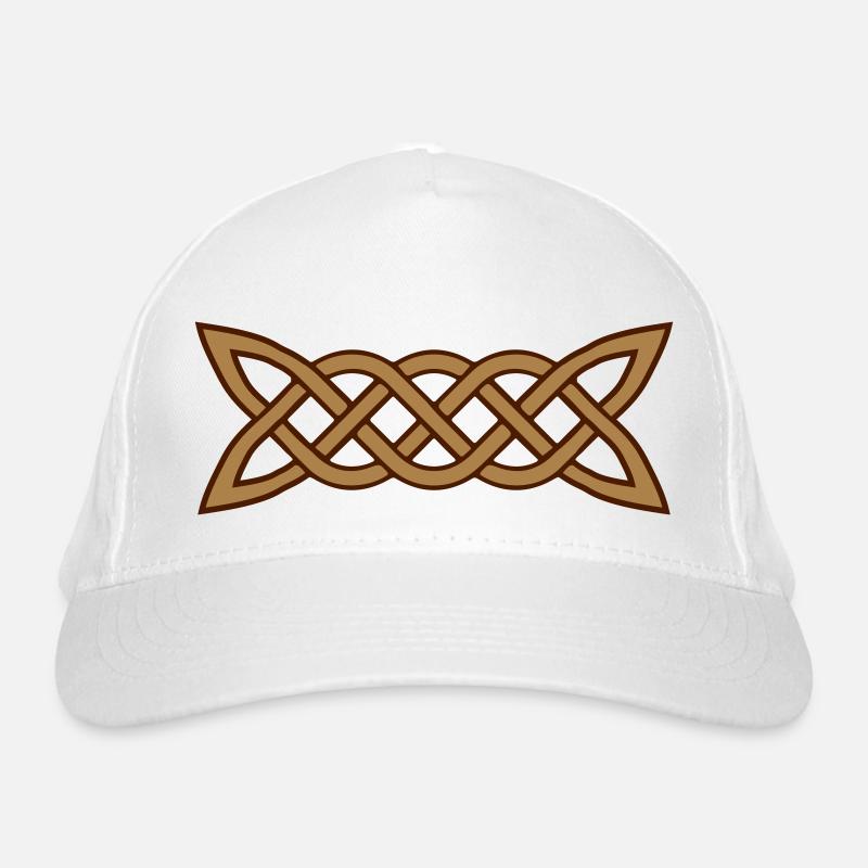 keltischer knoten muster Bio-Baseballkappe