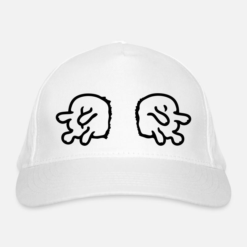 double udder - line Organic Baseball Cap