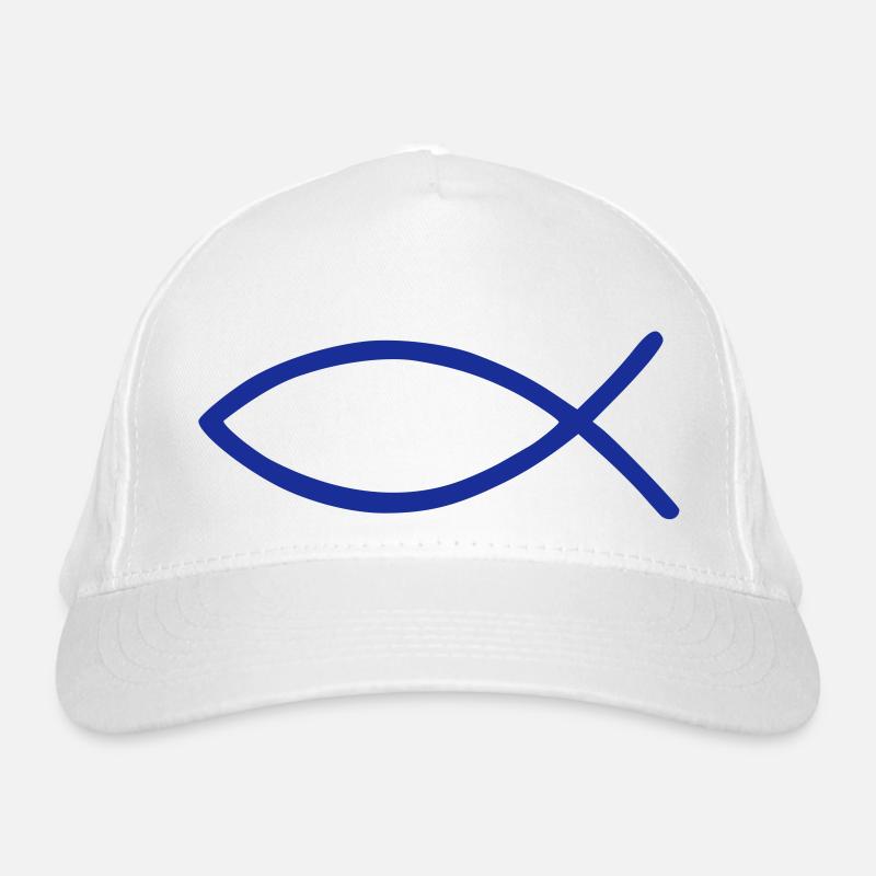 jesus fisch Bio-Baseballkappe