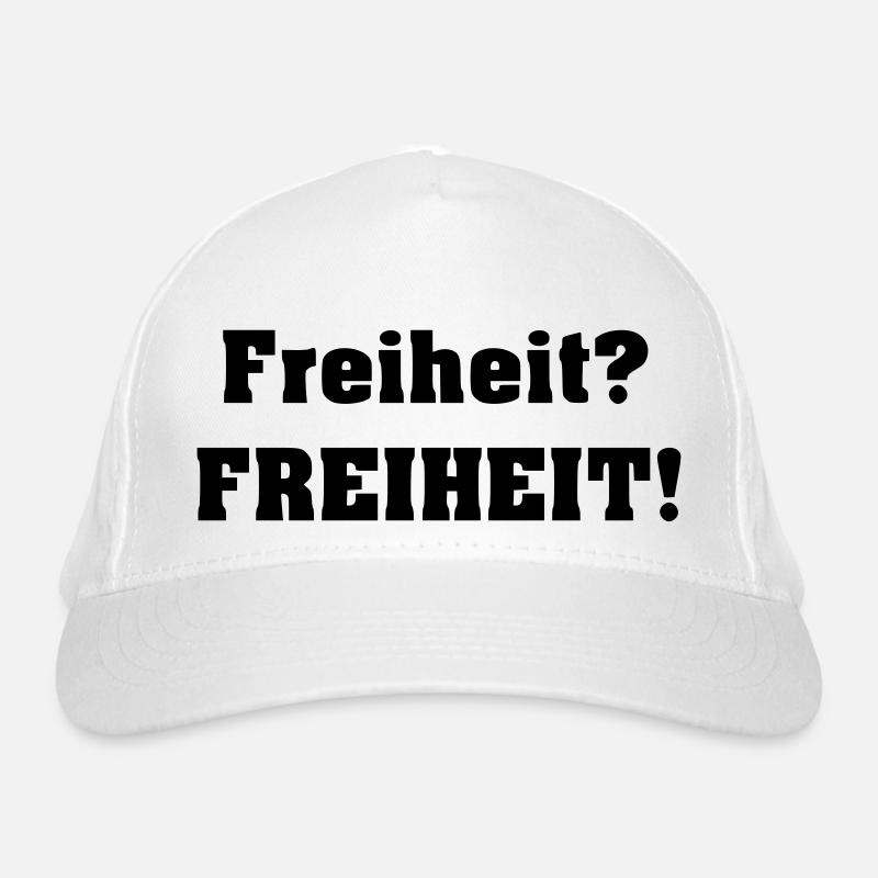 freiheit? FREIHEIT! Bio-Baseballkappe