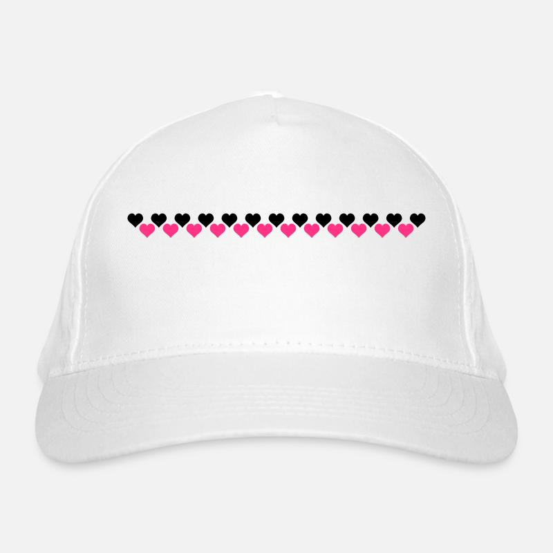 Heart over heart Organic Baseball Cap