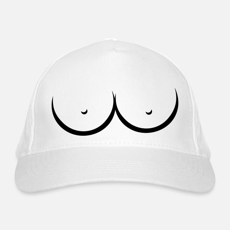 Titten Brust Busen Bio-Baseballkappe