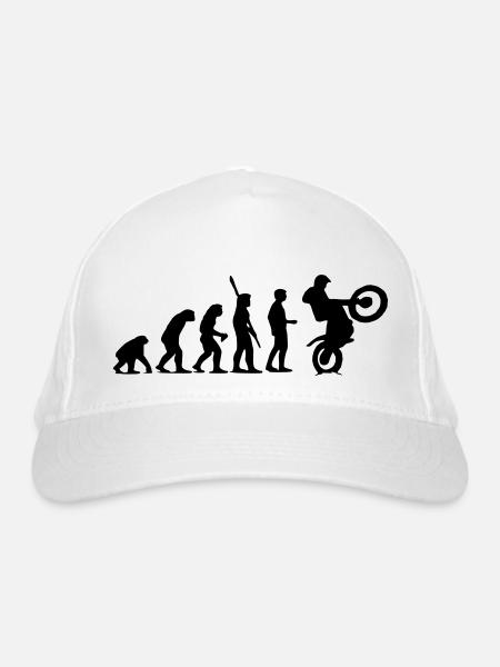 Trial Evolution - Organic Baseball Cap - white - Front