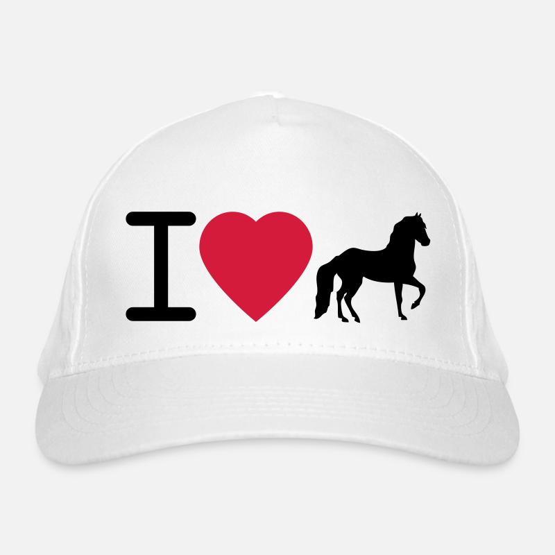 J'aime les chevaux Casquette classique bio
