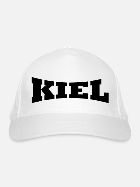Kiel lettering - Organic Baseball Cap - white