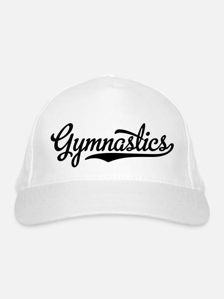 Gymnastik - Bio-Baseballkappe - Weiß - Vorne