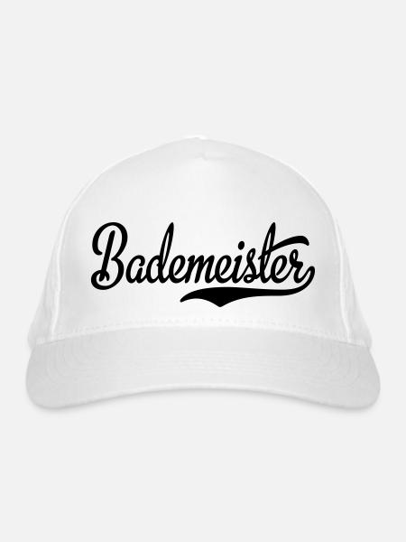 Bademeister - Bio-Baseballkappe - Weiß