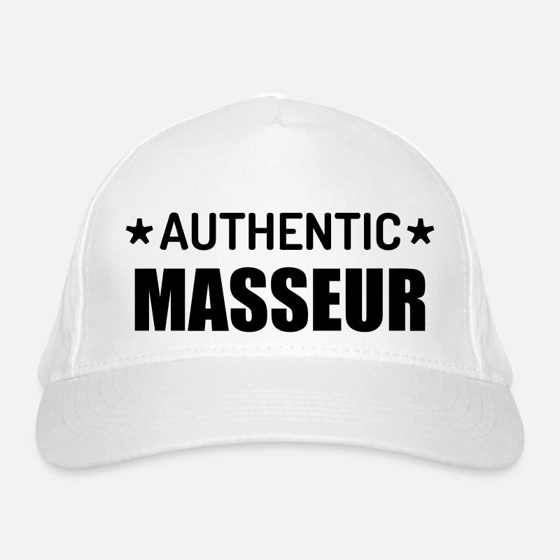 Massage Masseur Masseuse Work Job Travail Organic Baseball Cap