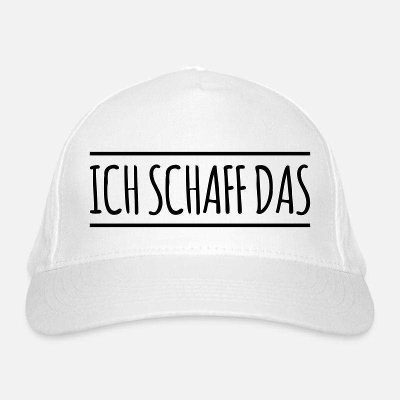 Ich schaff das - Linie Bio-Baseballkappe