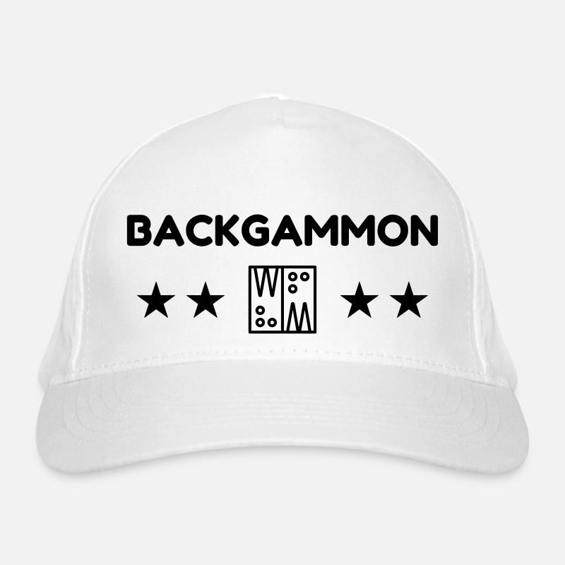 Backgammon Game Spiel Jeu Gamer Play Organic Baseball Cap