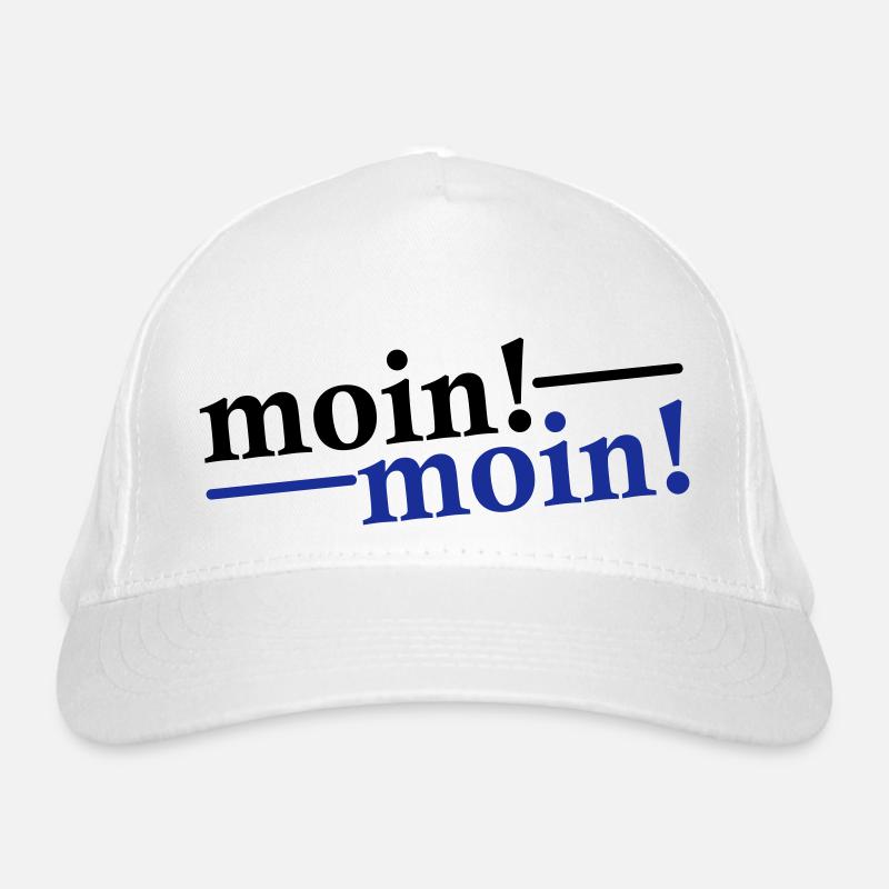 Moin Moin Gruß Bio-Baseballkappe