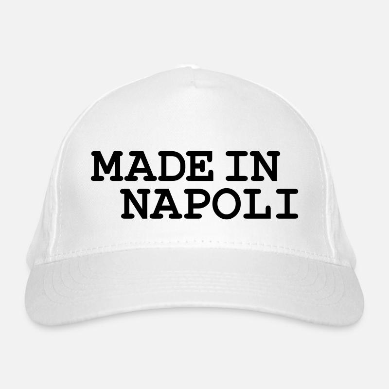 Napoli - Bio-Baseballkappe - Weiß
