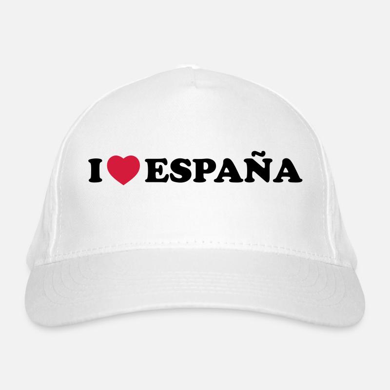 I love Espana Bio-Baseballkappe