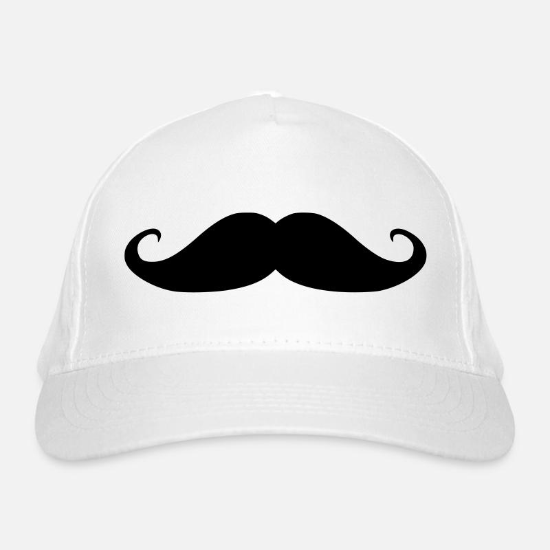 mustache Organic Baseball Cap