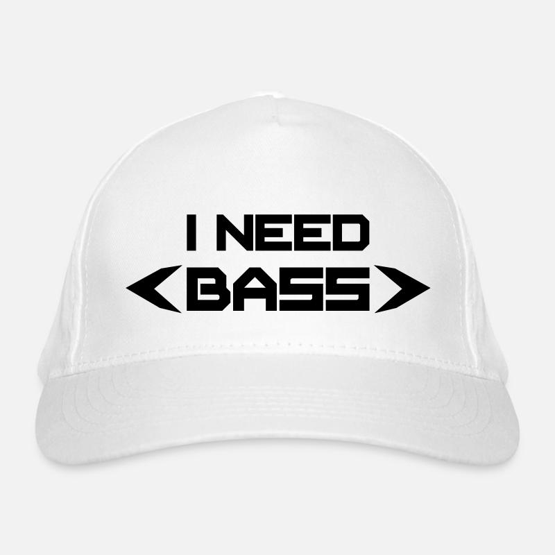 I Need Bass Bio-Baseballkappe