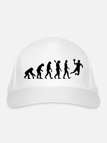 Evolution Handball - Bio-Baseballkappe - Weiß