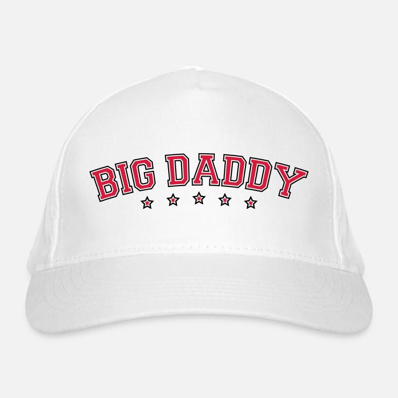 Fête des pères logo Big Daddy héros papa Vater Casquette classique bio