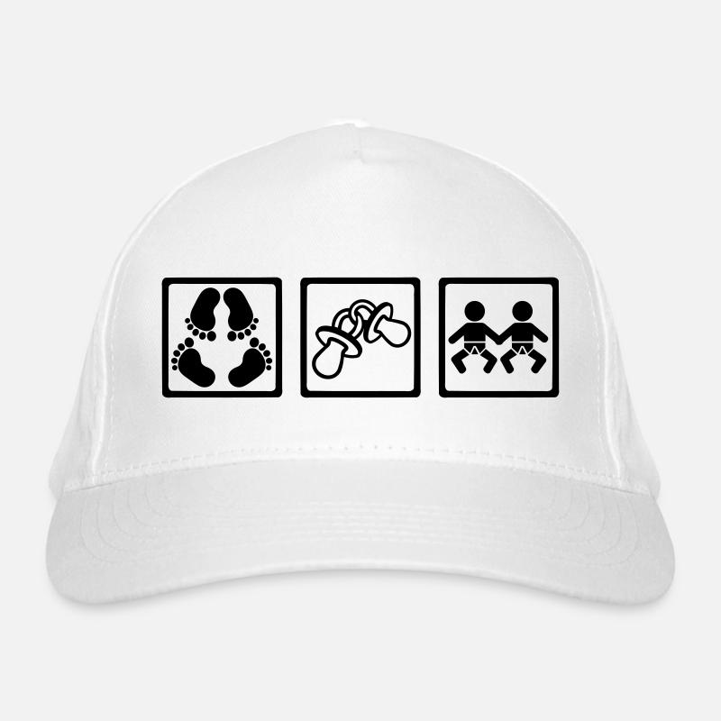 Zwillinge Bio-Baseballkappe