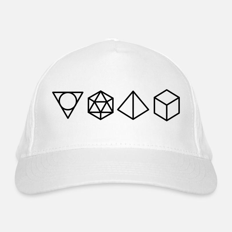 formes géométriques Casquette classique bio