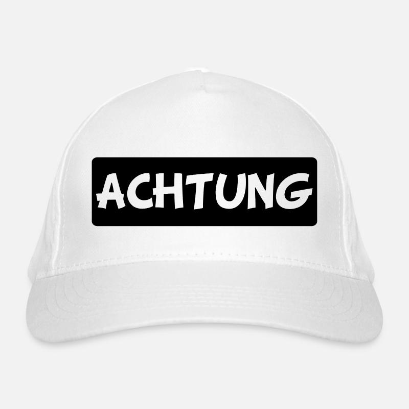 achtung Bio-Baseballkappe