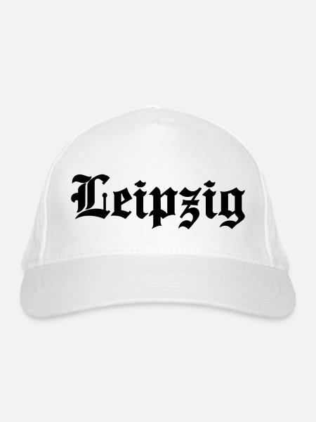 Leipzig - Bio-Baseballkappe - Weiß - Vorne