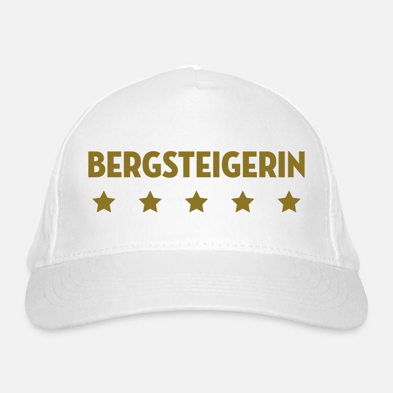 Bergsteiger Bergsteigerin Steigen Klettern Berg Bio-Baseballkappe