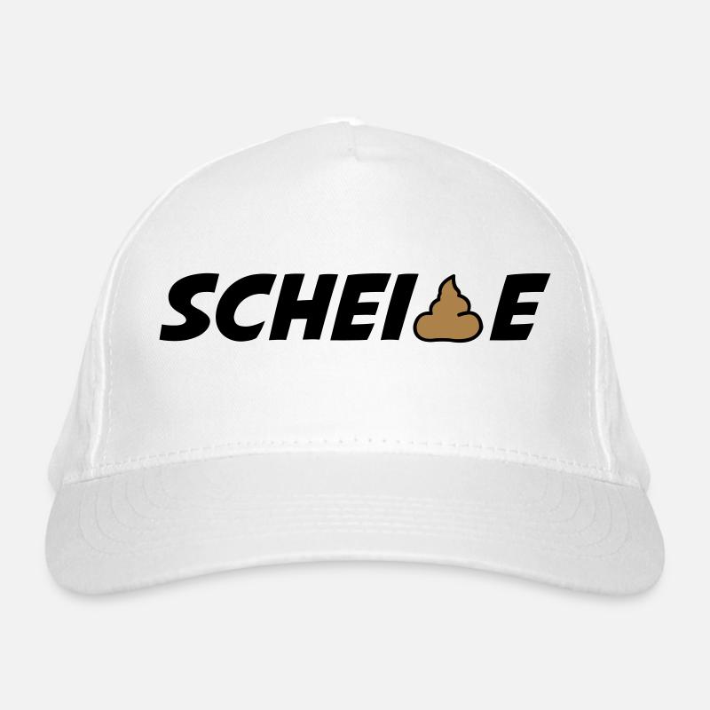 scheisse Bio-Baseballkappe