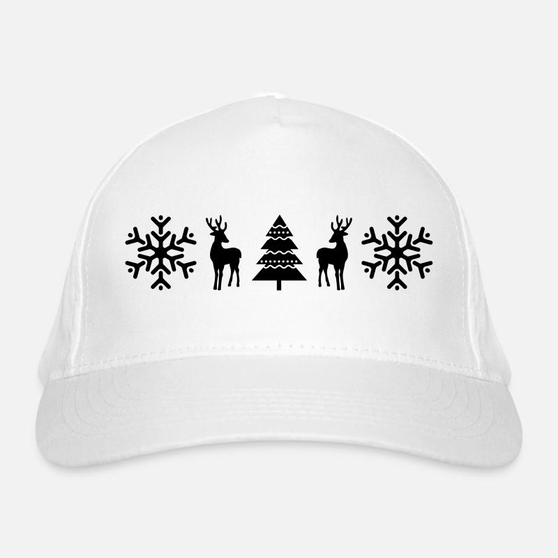 weihnachtsmuster_01 Bio-Baseballkappe