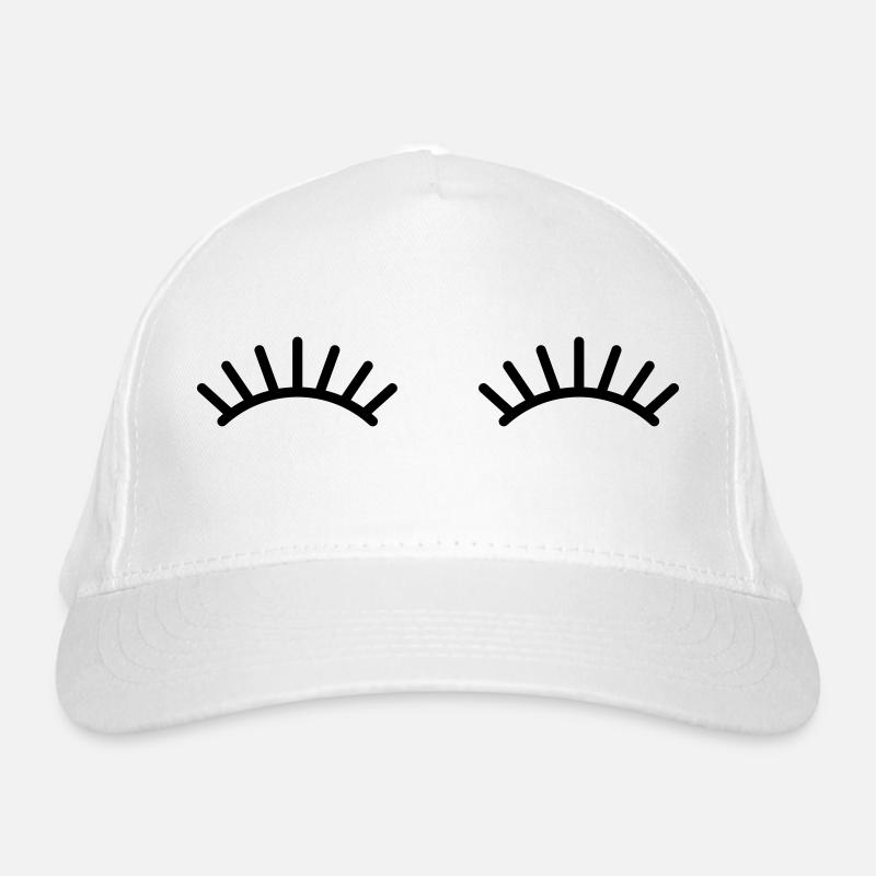 Wimpern Bio-Baseballkappe