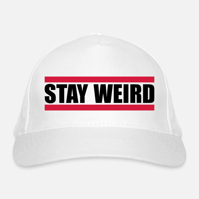 Drôle de Stay Weird Casquette classique bio