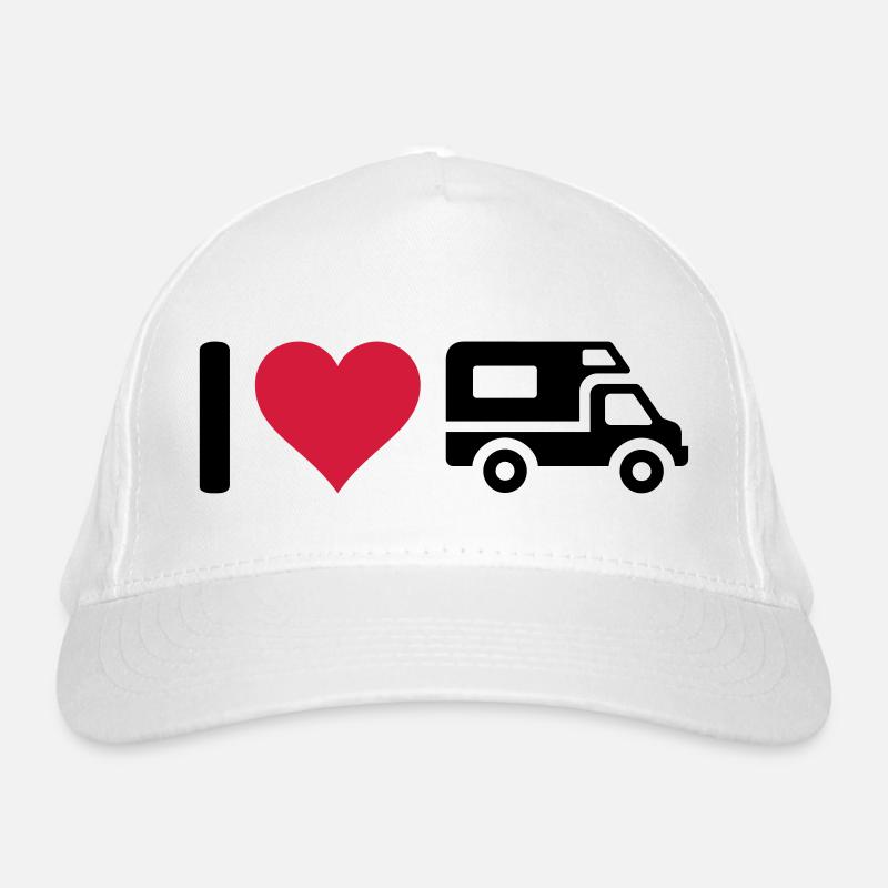 I love camping camper Organic Baseball Cap