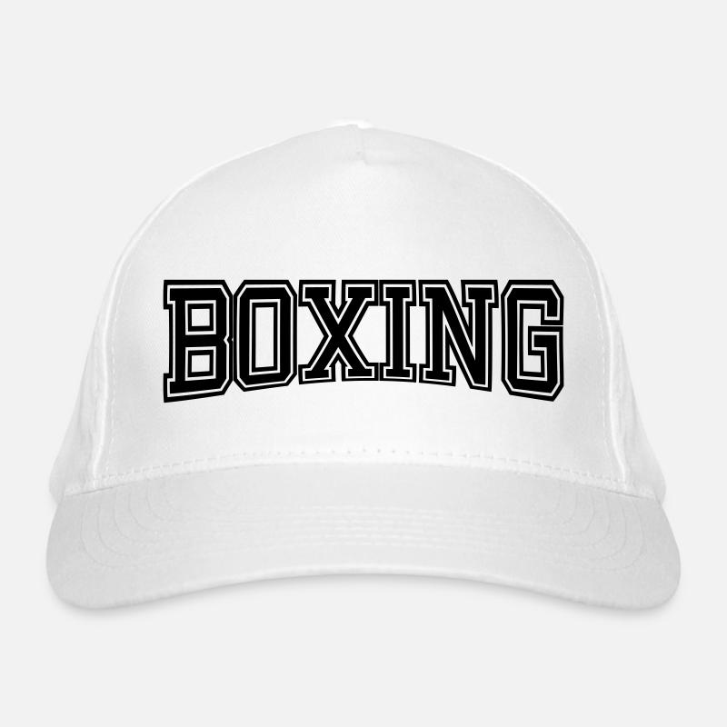 BOXING Design Old School Organic Baseball Cap