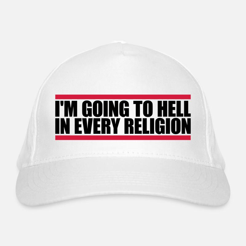 in going to hell Organic Baseball Cap