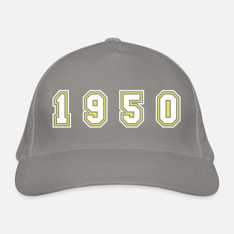 1950 Year Number Organic Baseball Cap