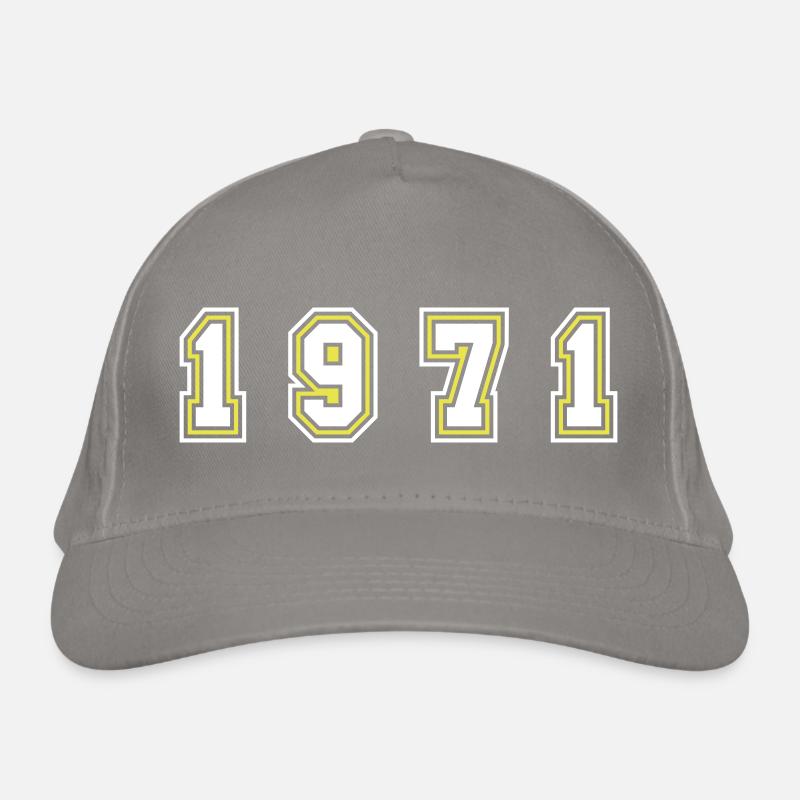 Numéro de l’année 1971 Casquette classique bio