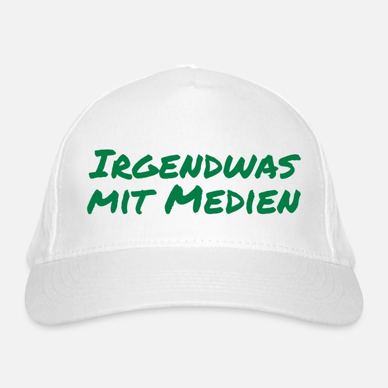 Quelque chose avec les médias Casquette classique bio