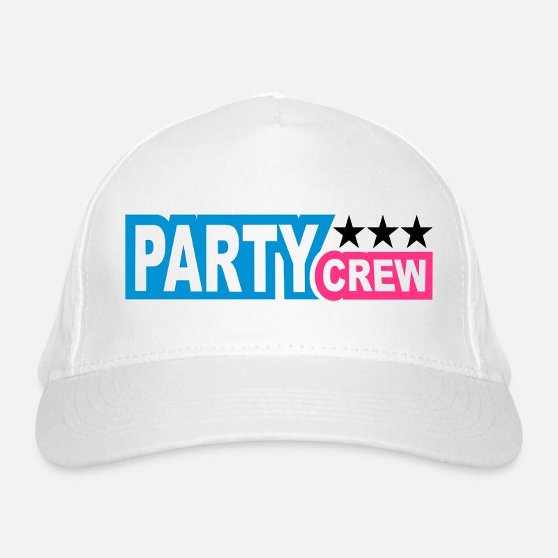 Party Crew Fun Sterne Feiern Team Freunde Mitglied Bio-Baseballkappe