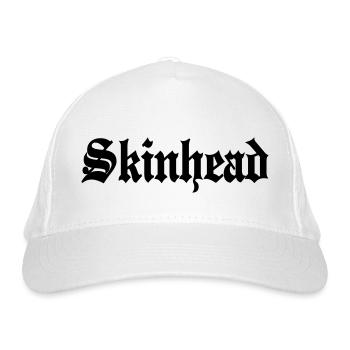 Working Class Skinhead Oi! Antiracist Bootboys My - Organic Baseball Cap - white - Front