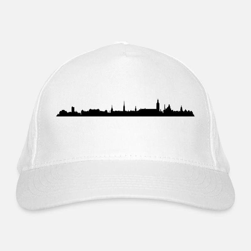 Skyline - Kopenhagen Bio-Baseballkappe