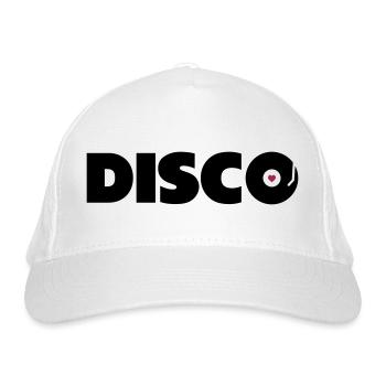 Disco - Bio-Baseballkappe - Weiß - Vorne