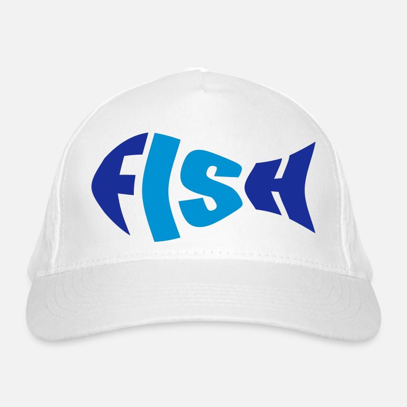 fish Organic Baseball Cap
