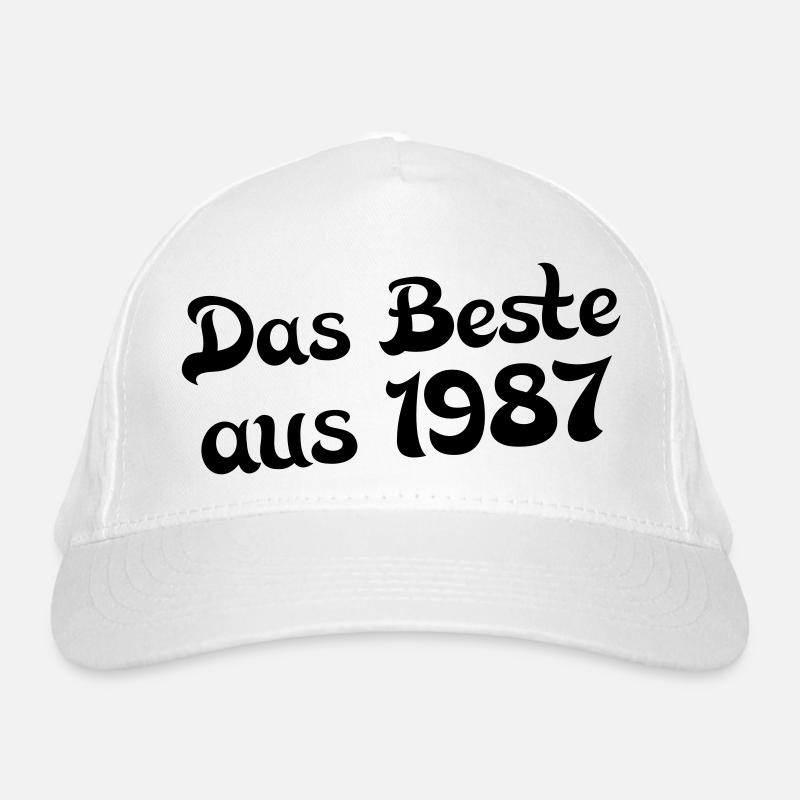 le meilleur de l'année 1987 Casquette classique bio