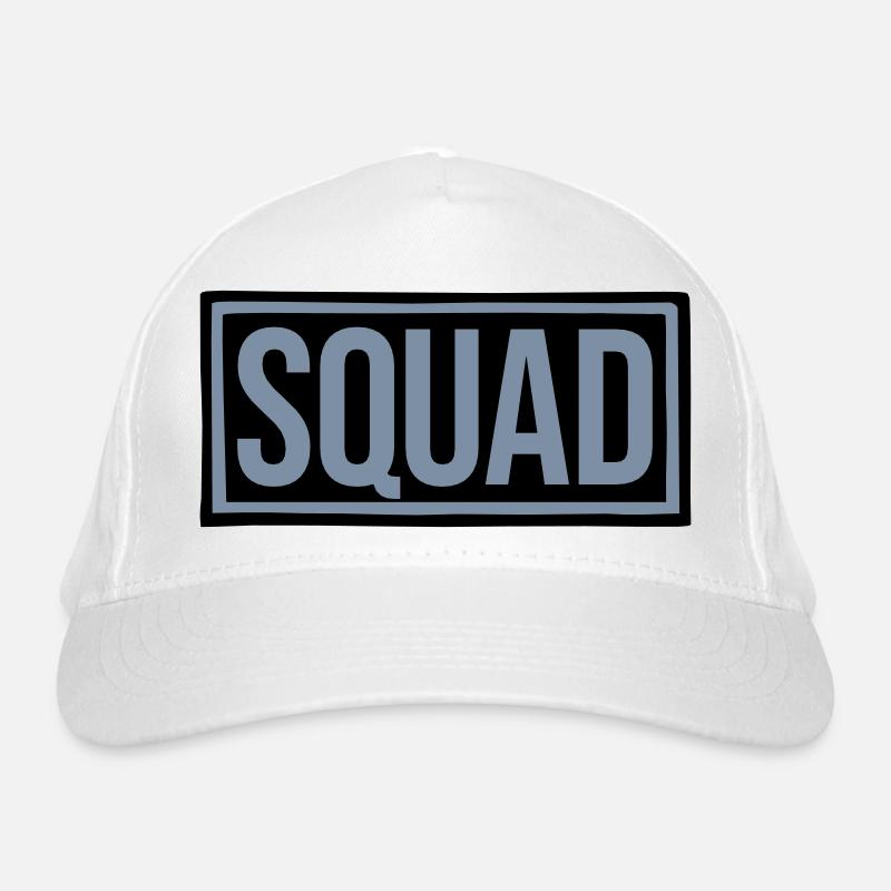 Text Squad Leader Schild Bio-Baseballkappe