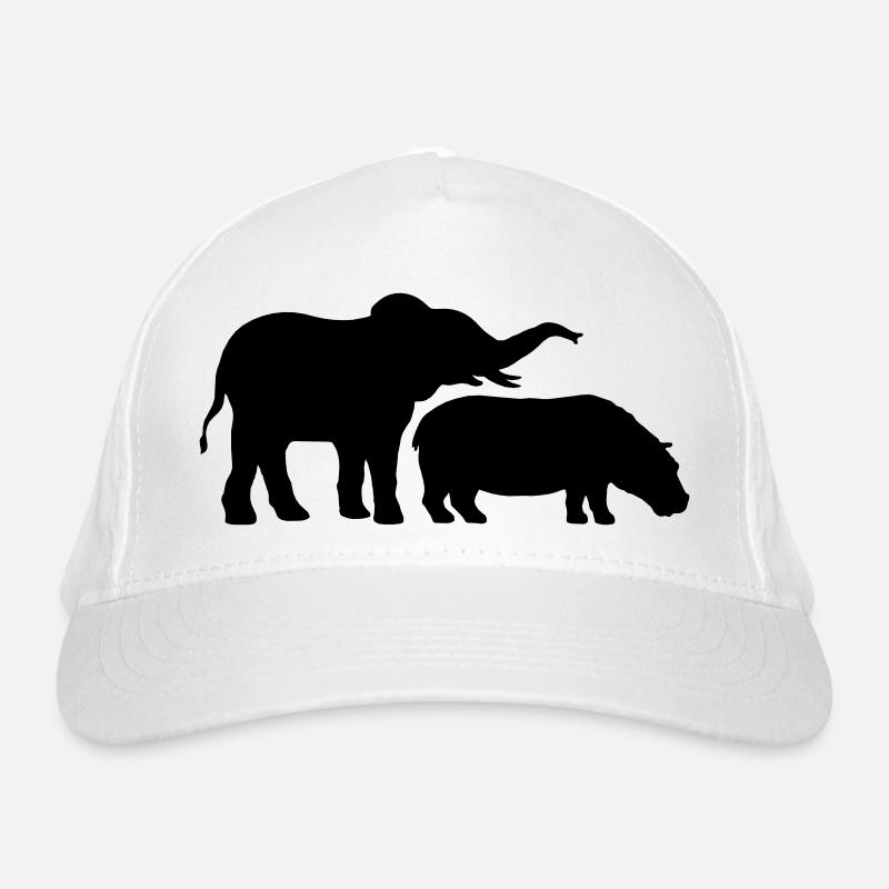 Hippo Elephant Pachyderm Team Organic Baseball Cap