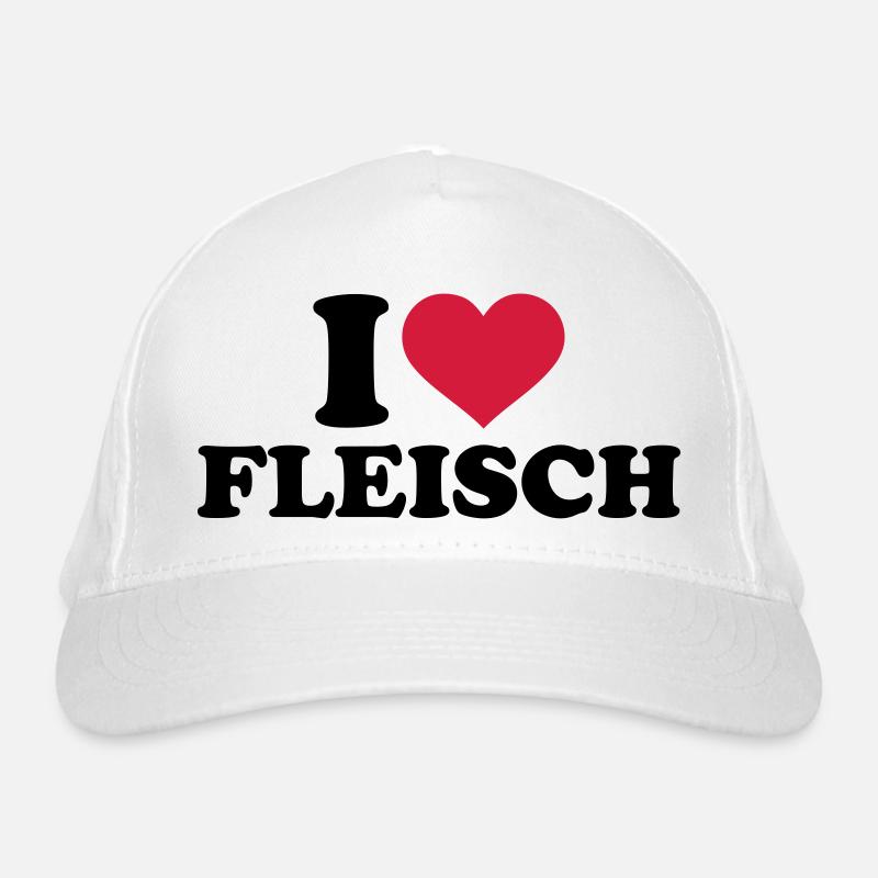Fleisch Bio-Baseballkappe