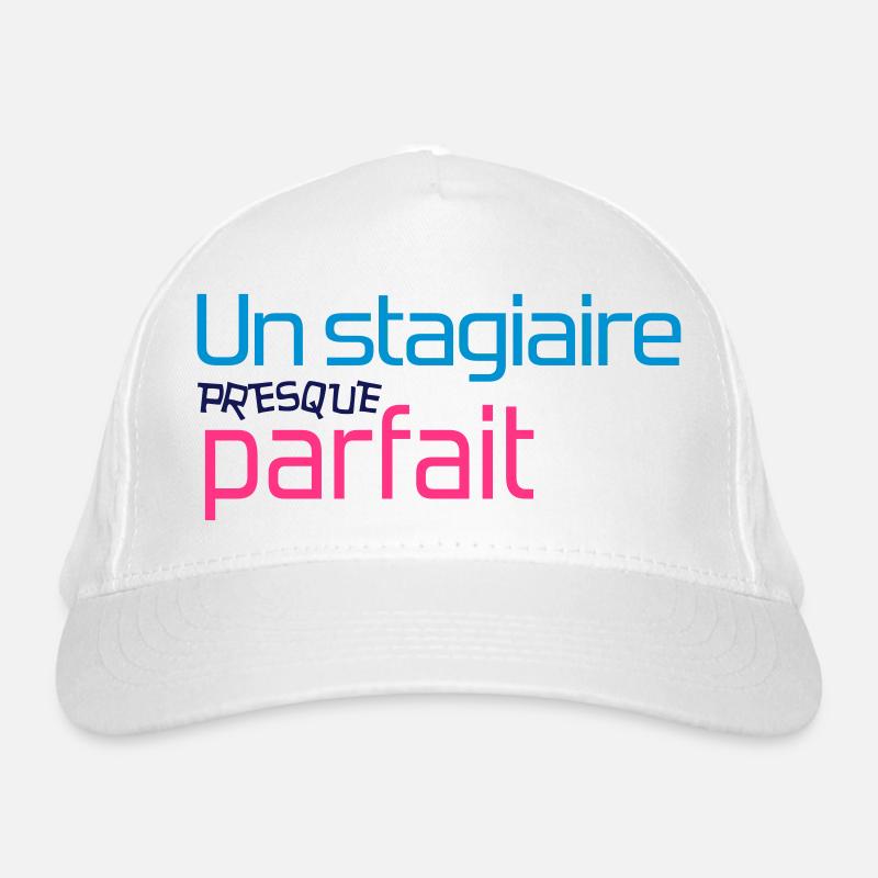 Stagiaire / Collègue / Stage / Bureau / Travail Casquette classique bio