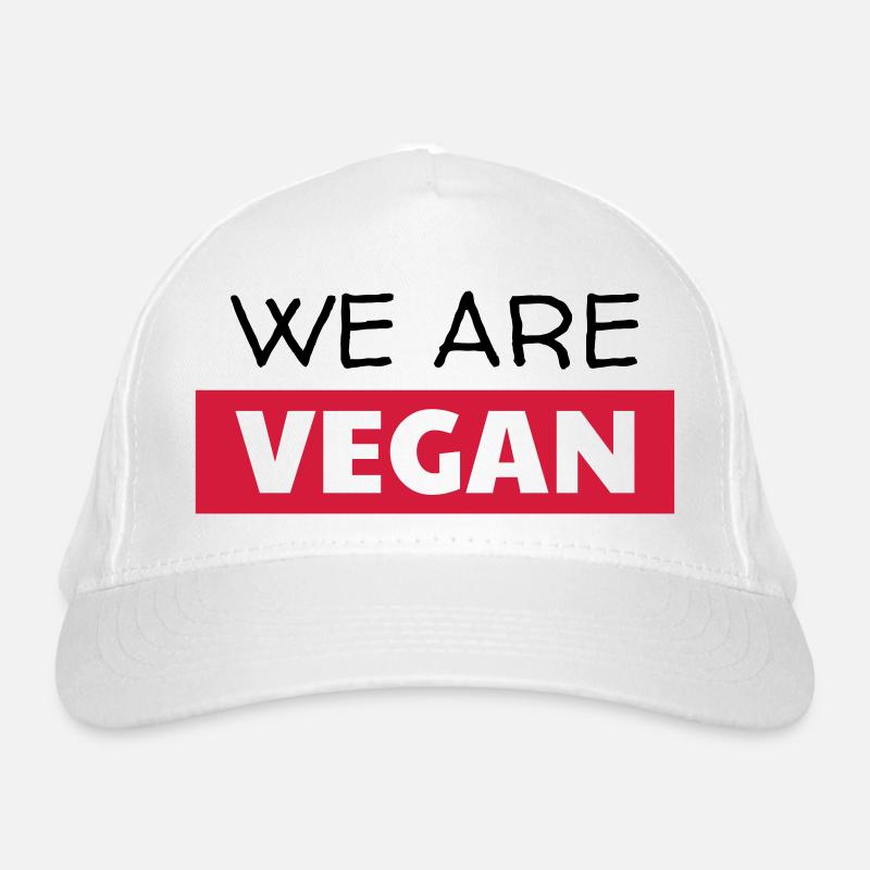 Vegetarier / Vegetarismus / Vegan / Vegetarierin Bio-Baseballkappe