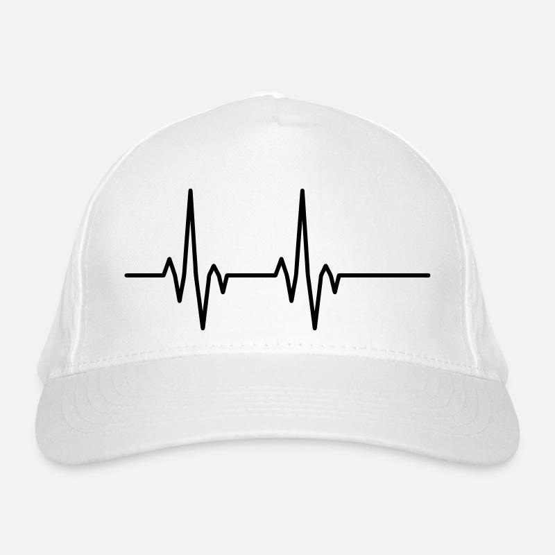 Pulse Heartbeat Organic Baseball Cap